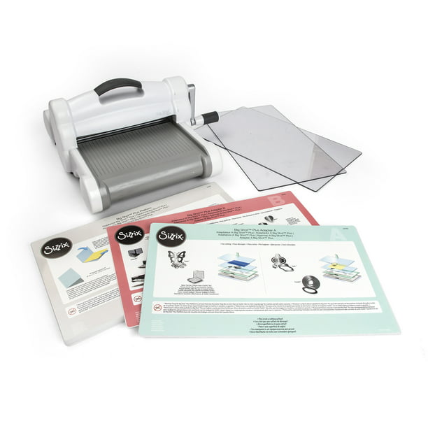 Sizzix Big Shot Plus Starter Kit Manual Die Cutting and Embossing Machine with L